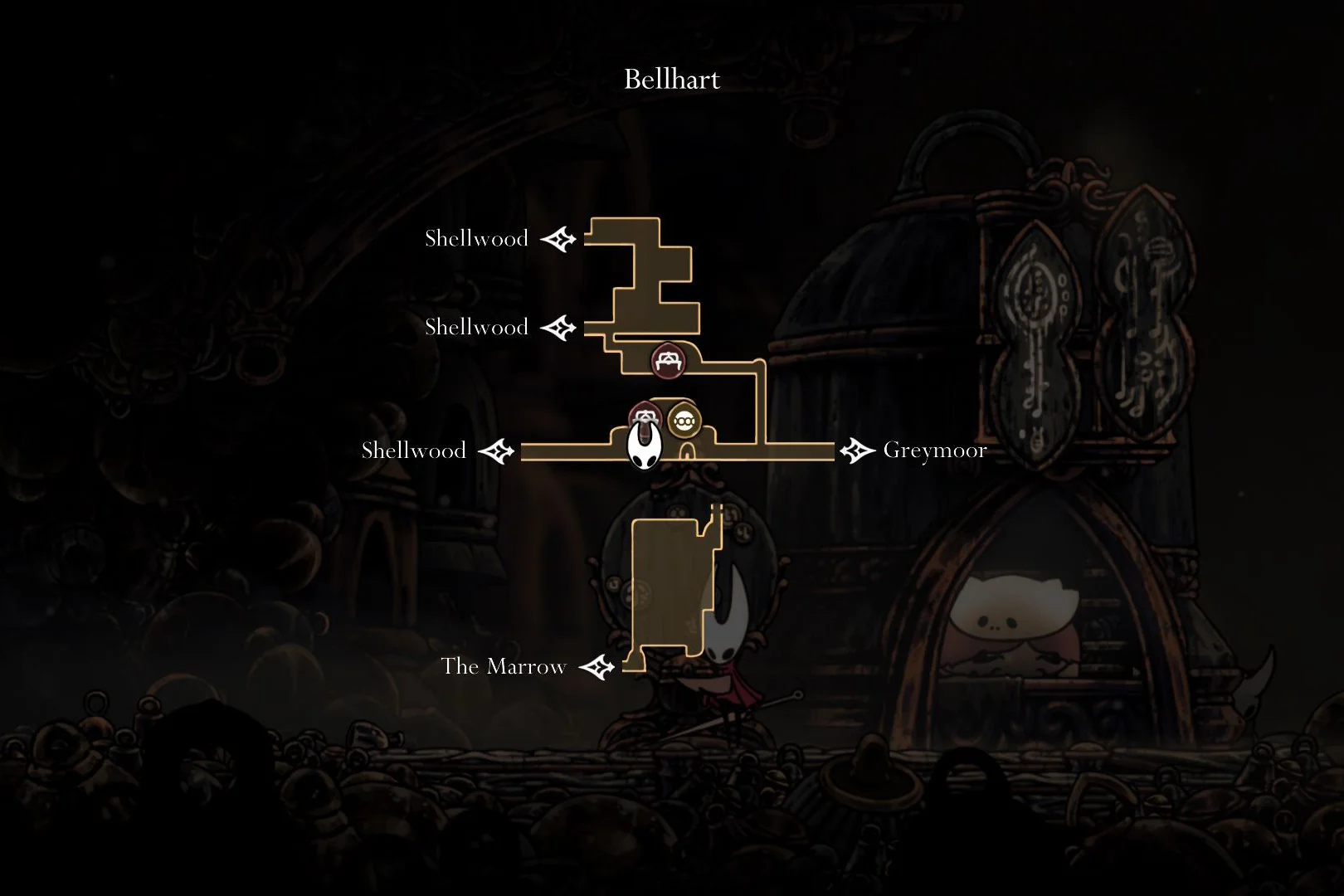 Серебряные Колокольчики в Silksong: расположение всех предметов