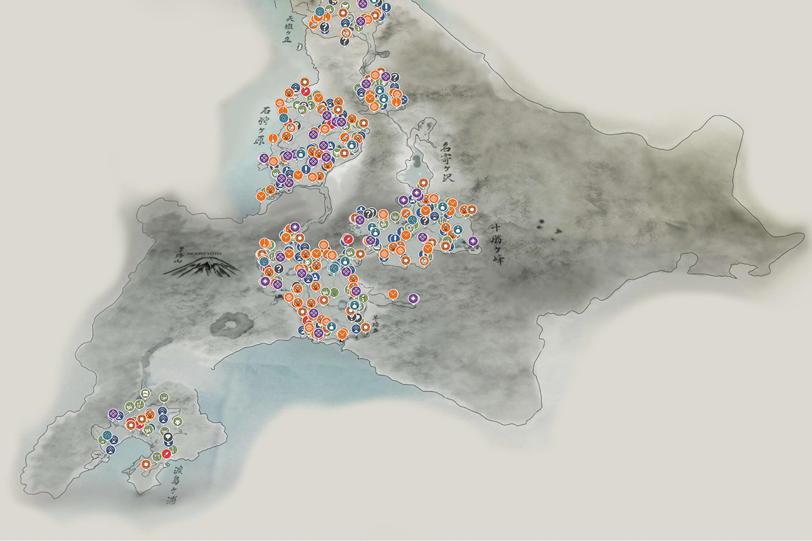 Гайд на Ghost of Yotei &mdash; интерактивная карта для поиска предметов