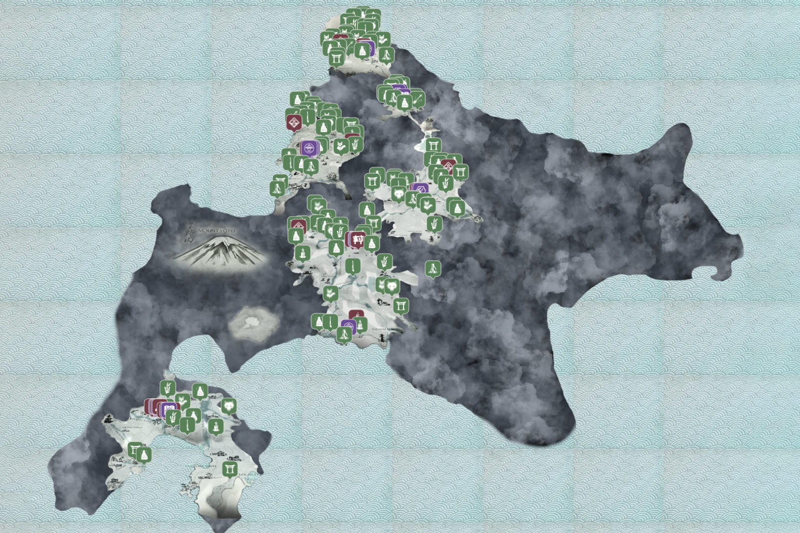 Гайд на Ghost of Yotei &mdash; интерактивная карта для поиска предметов